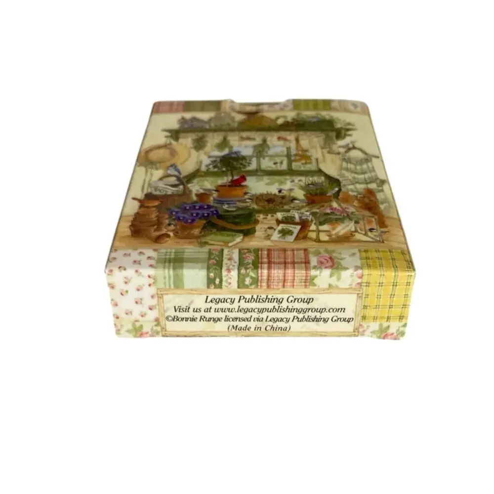 Legacy Publishing Group Deck of Playing Cards Yellow Gardening Cottagecore NIP - Picture 15 of 16